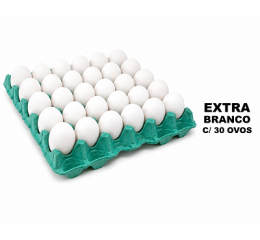 BANDEJA OVOS EXTRA BRANCO C/30 OVOS
